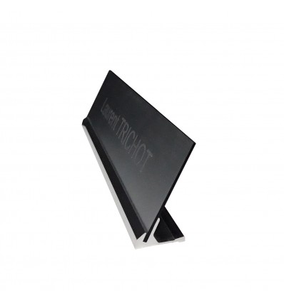 PORTE PLAQUE Argent