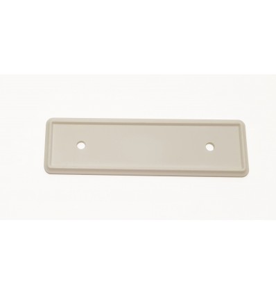 SUPPORT BLANC POUR BADGE GRAVÉ