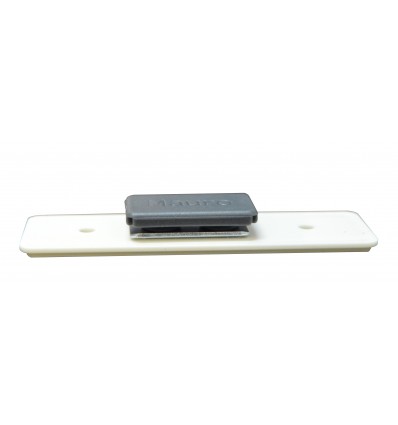 SUPPORT BLANC POUR BADGE GRAVÉ