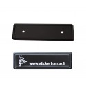SUPPORT NOIR POUR BADGE GRAVÉ