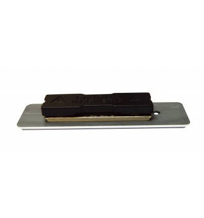 SUPPORT ARGENT POUR BADGE GRAVÉ