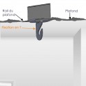 FIXATION EN T POUR RAILS DE PLAFONDS