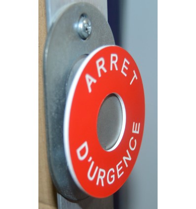 ÉTIQUETTE ARRÊT D'URGENCE