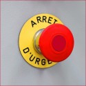 ÉTIQUETTE ARRÊT D'URGENCE