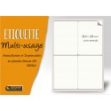 Etiquette multi-usage 99X139
