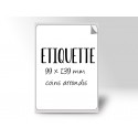 Etiquette multi-usage 99X139