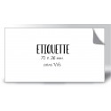 Etiquette multi-usage 70x36mm coins vifs