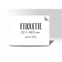 Etiquette multi-usage 210x148.5mm coins vifs