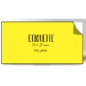 Etiquette Fluo jaune multi-usage 70x37mm coins vifs