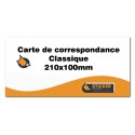 CARTE DE CORRESPONDANCE 210x100