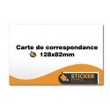 CARTE DE CORRESPONDANCE 128x82