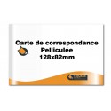 CARTE DE CORRESPONDANCE Pelliculée 128x82 