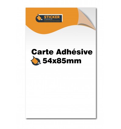 CARTE ADHESIVE