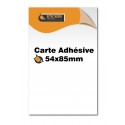 CARTE ADHESIVE