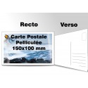 CARTE POSTALE PELLICULEE