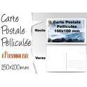 CARTE POSTALE PELLICULEE