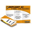 DEPLIANT A3 Couché brillant pli  Accordeon