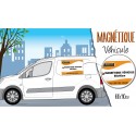 MAGNETIQUE 60x40cm pour VEHICULE