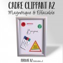 CADRE A2 CLIPPANT MAGNETIQUE EFFACABLE