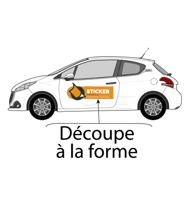 KIT  XS adhésif pour MARQUAGE VEHICULE