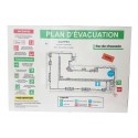PLAN D'EVACUATION 300g Couché brillant