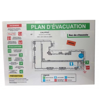 PLAN D'EVACUATION PVC