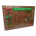 PLAN D'EVACUATION Plexi