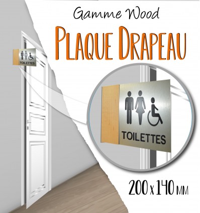 PLAQUE DRAPEAU