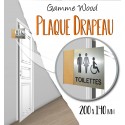PLAQUE DRAPEAU
