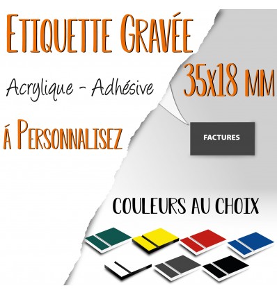 ETIQUETTE GRAVEE 35/18