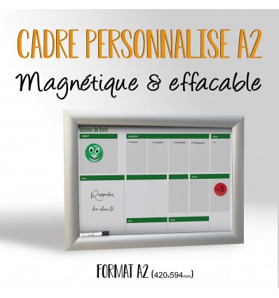CADRE CLIPPANT MAGNETIQUE EFFACABLE