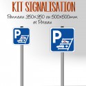 KIT SIGNALISATION STATIONNEMENT INTERDIT