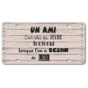 PLAQUE D'IMMATRICULATION