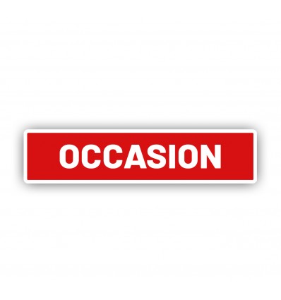 CACHE PLAQUE "OCCASION"