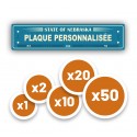 CACHE PLAQUE PERSONNALISÉ