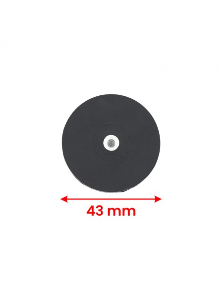 Aimant antigliss cylindrique 43 mm fleche dimension