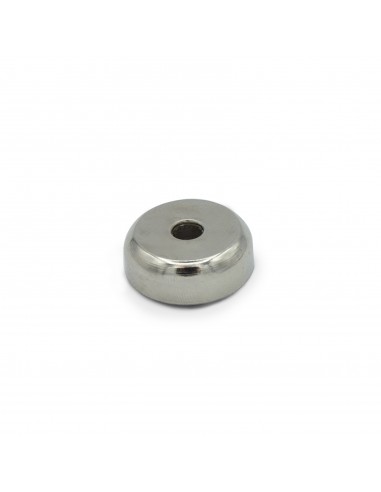 Aimant Cylindrique à visser diam 16 mm dos