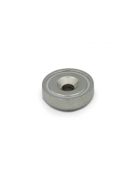 Aimant Cylindrique à visser diam 20 mm face