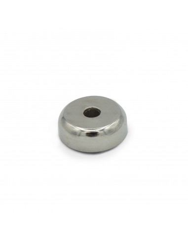 Aimant Cylindrique à visser diam 20 mm dos