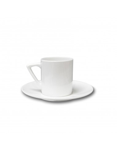 Tasse avec soucoupe vierge