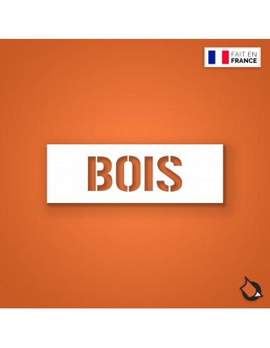 POCHOIR PVC POUR CONTENANT BOIS