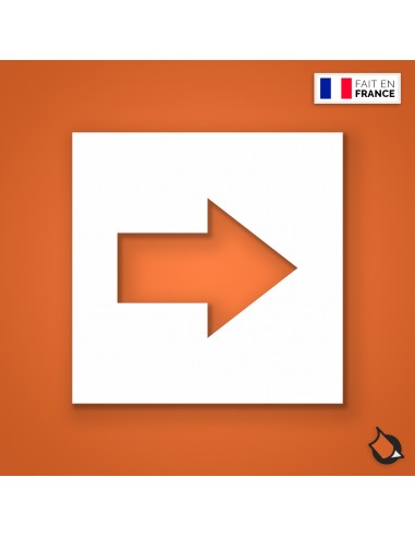 POCHOIR FLECHE DROITE ou GAUCHE ou en AVANT ou en ARRIERE