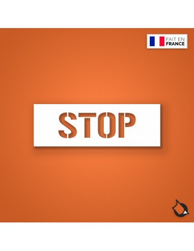 POCHOIR PVC STOP