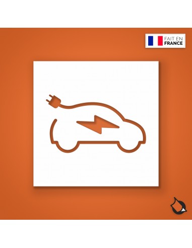 POCHOIR VOITURE ELECTRIQUE