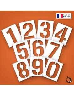 POCHOIR PVC KIT COMPLET CHIFFRE