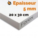 PANNEAU 20 X 30 CM PVC FOREX 3
