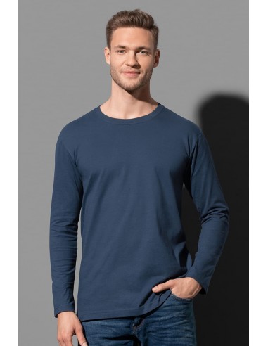 TEE SHIRT MIXTE BLEU NAVY MANCHES...