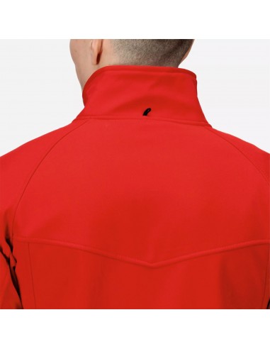 veste softshell rouge visu col