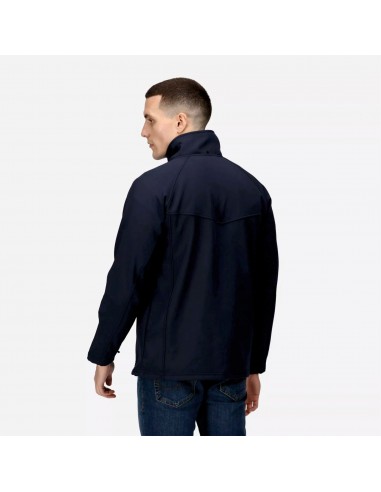 veste softshell bleue visu dos