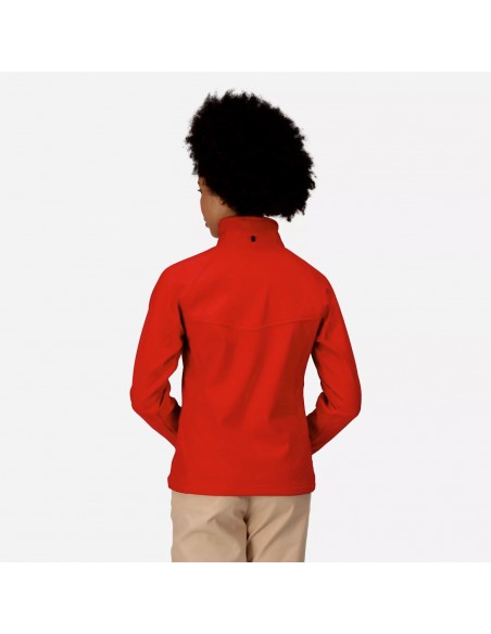 veste softshell femme rouge visu dos